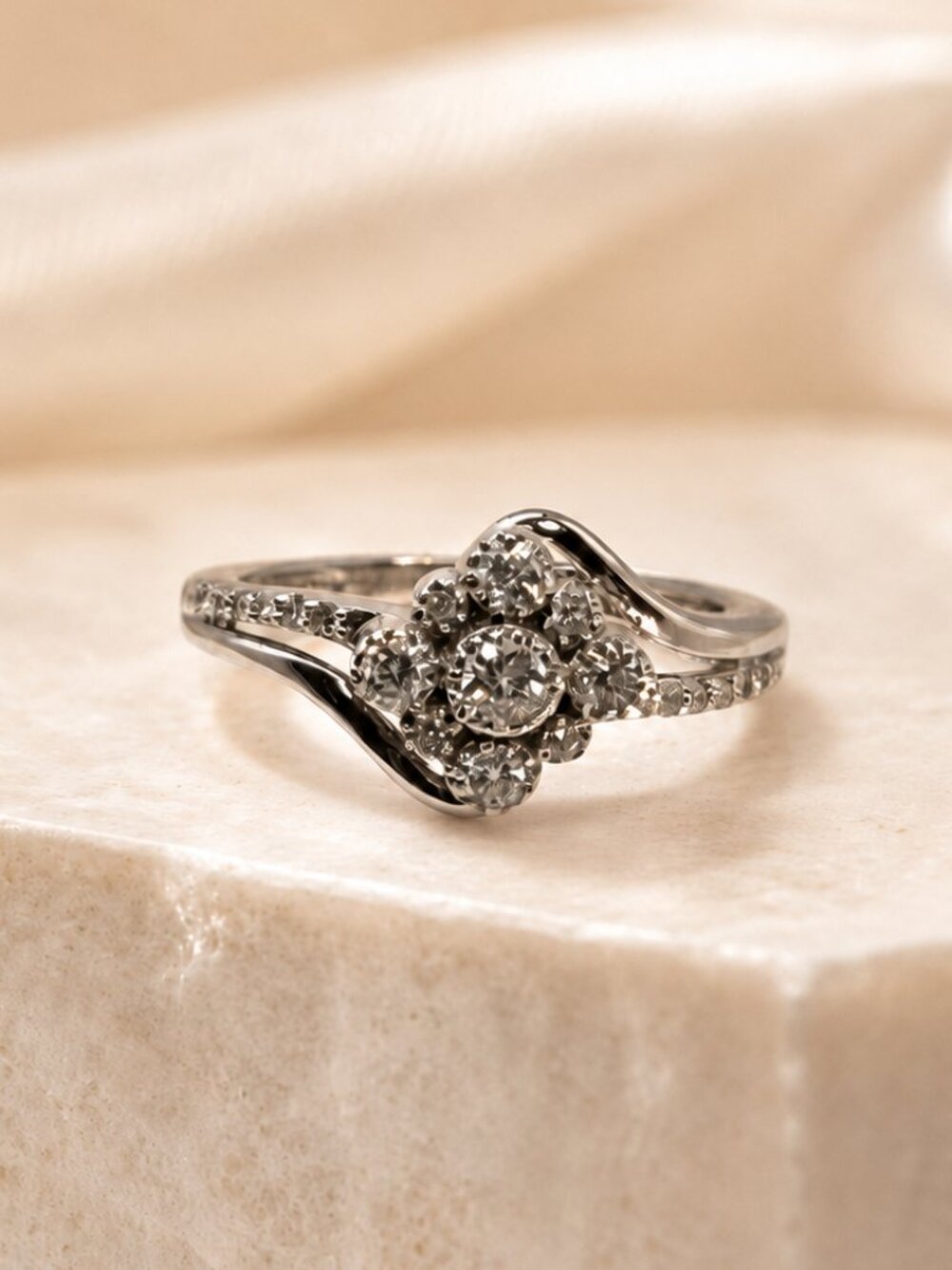 Midnight Bloom Ring